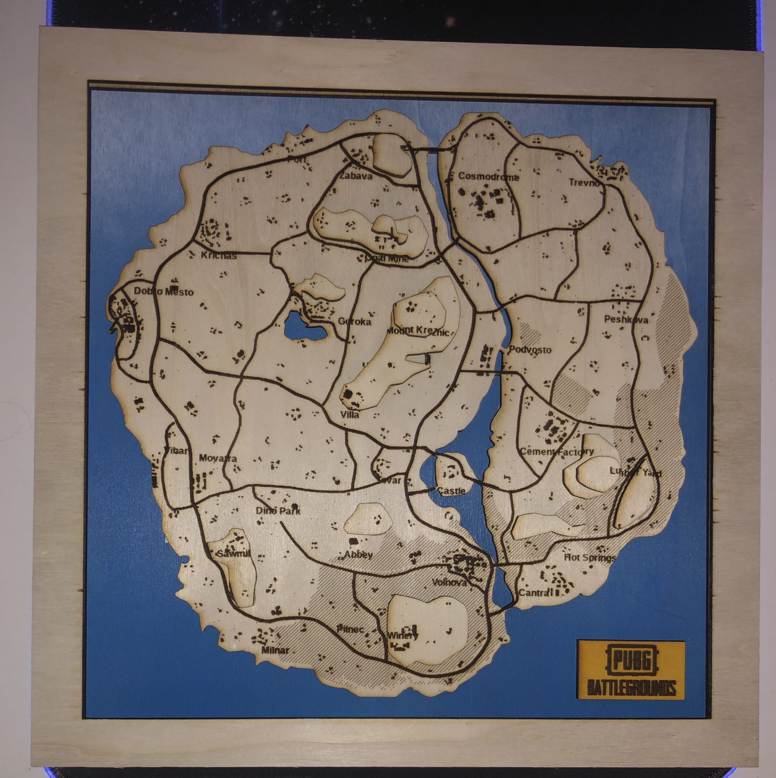 Reliefkarte